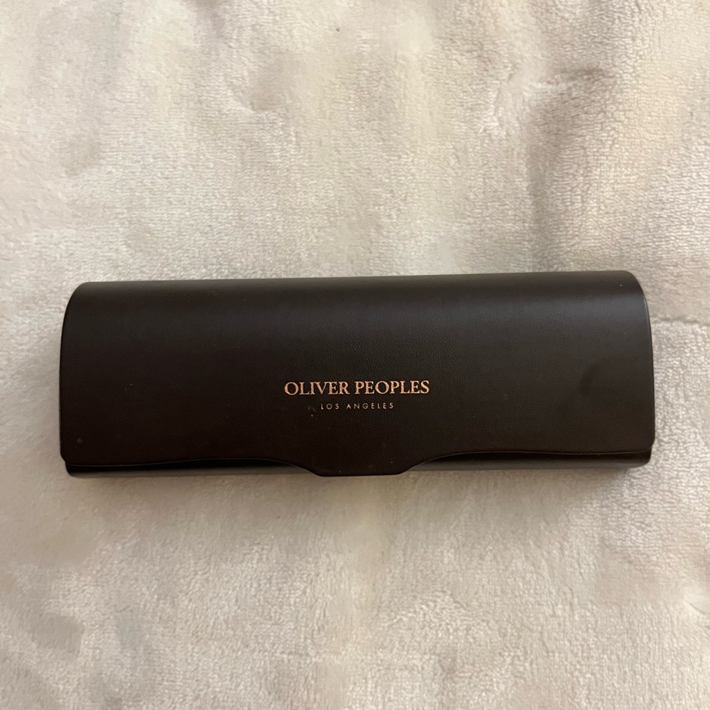 Oliver Peoples Brown Glasses Case New